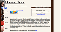 Desktop Screenshot of donnahoke.com